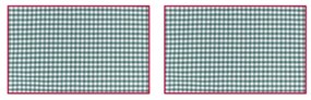 Tovagliette di stoffa in set da 2 35x50 cm Vichy - Really Nice Things