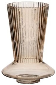 Vaso Marrone Cristallo 15 x 15 x 24,5 cm