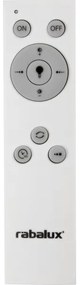 Rabalux - Plafoniera dimmerabile a LED/40W/230V con telecomando 3000-6000K