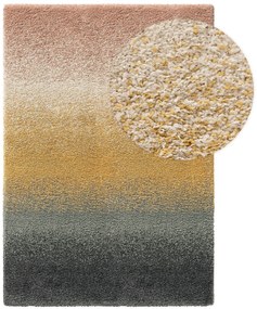 benuta Pop Tappeto a pelo lungo Solea Multicolor 160x230 cm - Tappeto design moderno soggiorno