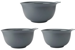 Set 3 ciotole grigie impilabili KitchenAid