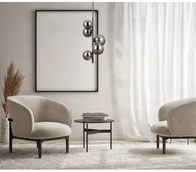 ITALUX PND-406007-V5A-BCR - Lampadario a sospensione con supporto rigido CANELLO 5xG9/5W/230V nero