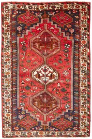 Shiraz Tappeto 250 x 170 Rosso (Iran) Annodato A Mano