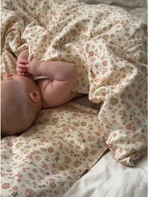 Set copripiumino e federa da bambini beige in cotone organico per culla 70x100 cm Augusta – Cam Cam Copenhagen