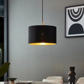 Lampadario Contemporaneo Zaragoza Piccolo 1 Luce Acciaio Nero