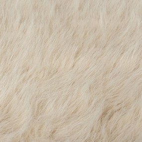 Tappeto in pelliccia sintetica beige 80x150 cm Alpine Faux Fur - Flair Rugs