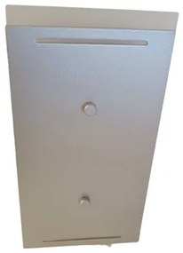 Telefunken 307704TF - Applique a LED da esterno 2xLED/3W/230V IP44 argento