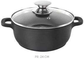 Set di pentole da 4 pezzi con 3 coperchi in vetro Grande - Orion