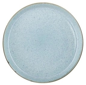 Piatto grigio chiaro in gres ø 27 cm Grey/Light Blue – Bitz