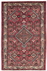 Hamedan Tappeto persiano 160x110 Rosso (Iran) Annodato A Mano