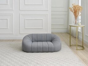 Divano per animali in tessuto grigio chiné L. 98 x P. 62 x H. 33 cm  - PARUIMA