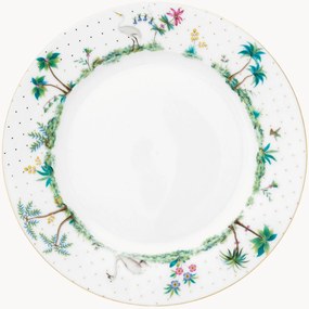 Set di 6 piatti da colazione in porcellana Jolie Dots