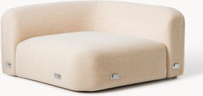 Modulo angolare arrotondato in bouclé Wolke