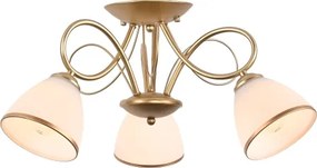 Brilagi - Vetro di ricambio per applique e lampadario FRED E27 Ø 13,5 cm crema/oro