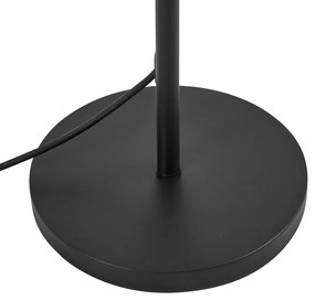 Lampada da terra per esterni nera con paralume in corda nera IP44 - Virginia Jayla