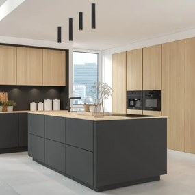 Faretto GENESIS 1xGU10/8W/230V 40 cm nero