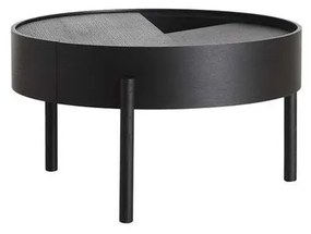 Arc Coffee Table Ø66 Black Ash - Woud