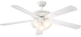 Ventilatore da soffitto Bahamas bianco , D. 132 cm INSPIRE