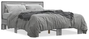 Giroletto Grigio Sonoma 120x190 Cm İn Legno Multistrato Metallo /