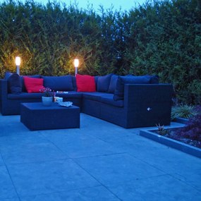 Lampada da esterno moderna in acciaio 110 cm IP44 - Rox