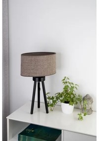 Duolla - Lampada da tavolo OVAL 1xE27/15W/230V diametro 30 cm marrone