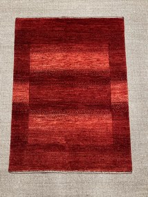 Loribaft Tappeto 90 x 70 Rosso (Iran) Annodato A Mano