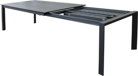 KIRK - tavolo da giardino in alluminio allungabile 200/300 x 110 cm