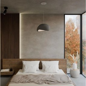 Brilagi - Lampadario a sospensione con cavo WABI SABI 1xE27/40W/230V grigio