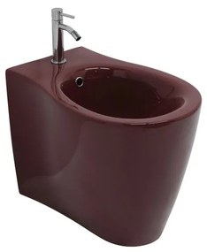 Bidet filomuro soft OLYMPIA CERAMICA Melanzana lucido