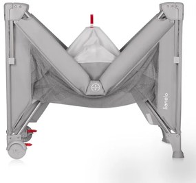 Lionelo - Lettino da viaggio 3 in 1 ELLEN Grigio Cemento