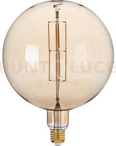 Lampadina led filamento ambra g200 attacco e27 8w 730lm 2500k 300° ...