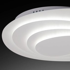 Plafoniera LED moderno Orione, bianco 41x34.5 cm, luce con 3 temperature di colore dimmerabile NOVECENTO