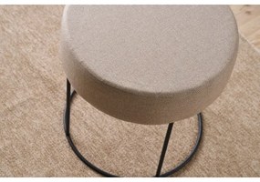 Pouf RELO Ø 40 cm beige