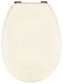 Copriwater PIEMONTE ovale dedicato per serie sanitari in mdf champagne