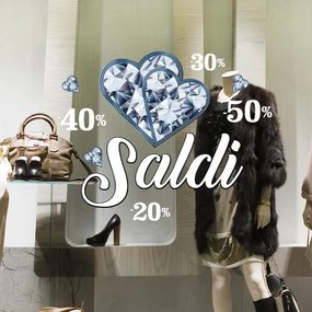 Love saldi | Vetrofania