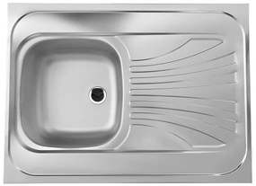 ALVEUS 1095618 - Lavello della cucina CLASSIC 80x60 cm opaco acciaio/raso