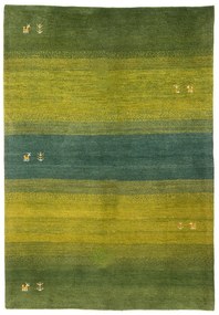 Gabbeh Tappeto persiano 150 x 200 Verde (Iran) Annodato A Mano