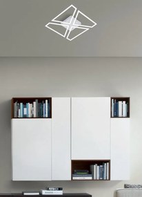 Plafoniera LED Yoko bianco IP20 bianco naturale, 2790 lumen NOVECENTO