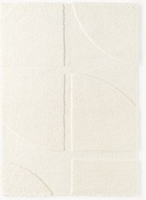 Tappeto soffice con motivo in rilievo Jade
