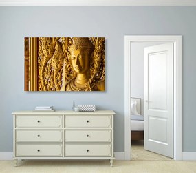 Stampa su tela – Statua di Buddha nel tempio
