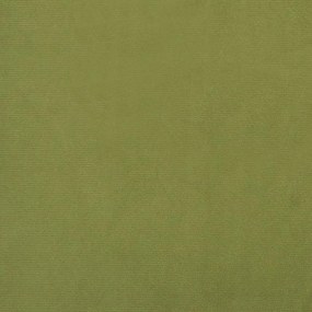 Poggiapiedi verde chiaro 60x60x36 cm in velluto
