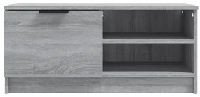 Mobili tv 2 pz grigio sonoma 80x35x36,5 cm in legno multistrato