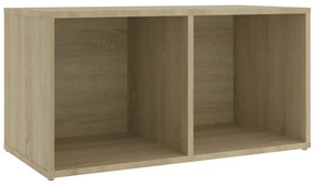 Mobili tv 2 pz rovere sonoma 72x35x36,5 cm in legno multistrato