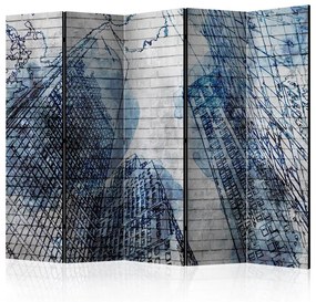 Paravento  Inky New York II [Room Dividers]  Colore ---, Dimensioni e Misure 225x172