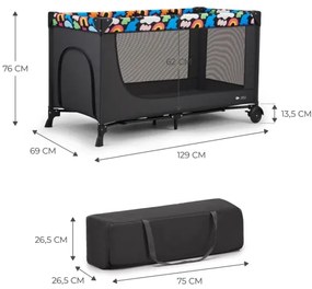 KINDERKRAFT - Culla da viaggio JOY 2 Happy shapes