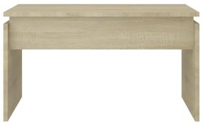 Tavolino da salotto rovere sonoma 68x50x38 cm in truciolato