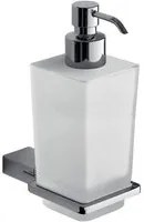 Dispenser Porta Sapone Cromato a Parete da Bagno Kansas