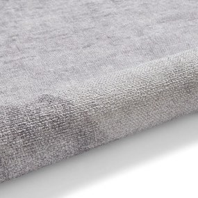 Tappeto in grigio chiaro in misto cotone lavabile 122x170 cm Whisper – Think Rugs