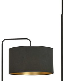 Piantana Contemporaneo Ganesha Acciaio Nero 1 Luce E27 Ip20