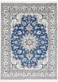 Nain Tappeto persiano 200x150 Blu (Iran) Annodato A Mano